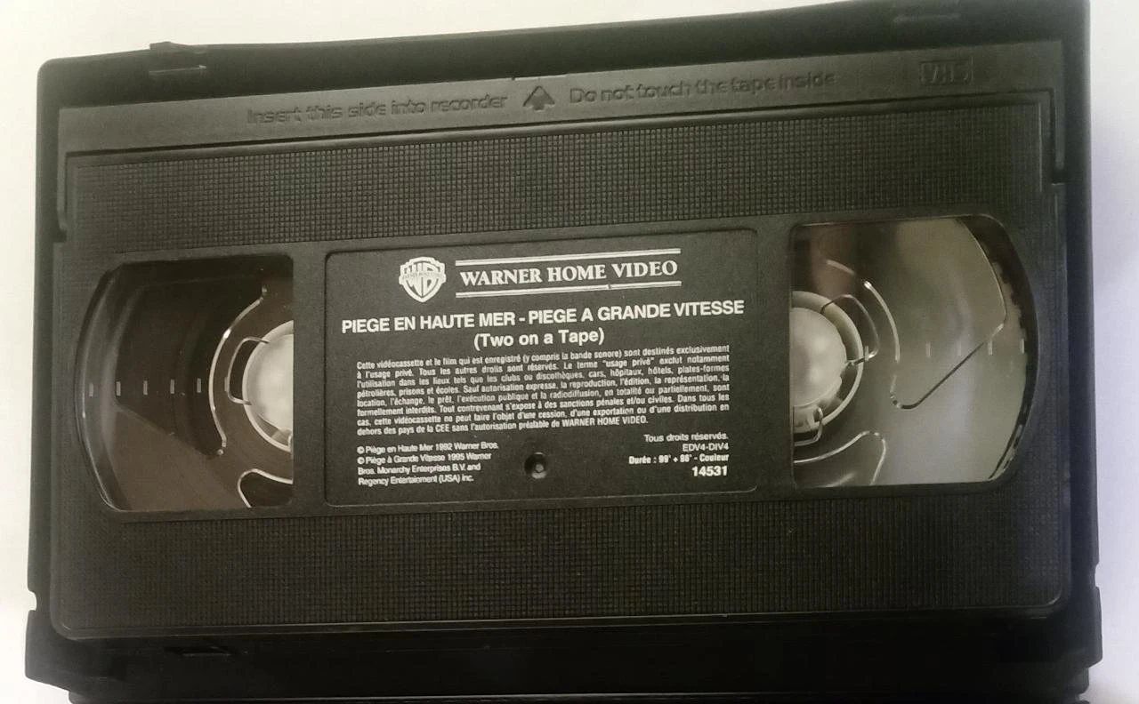 VHS Steven Seagal – Under Siege + Under Siege 2: Dark Territory – 2 movies on one – photo 3